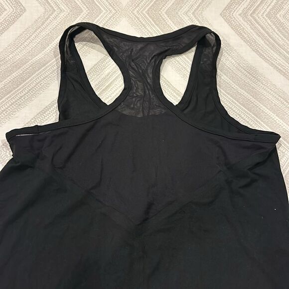 Noli Women’s Black Tank Top with Mesh Back Panel - Picture 4 of 5